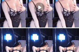 虎牙 斗鱼 小酒窝翁馨 颜值美女 情趣  漏内 骚舞 3v